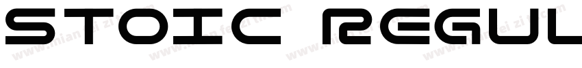 Stoic Regular字体转换